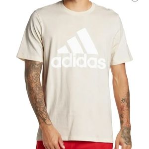 ADIDAS!!! Men's t-shirt Wonder White, NWT.